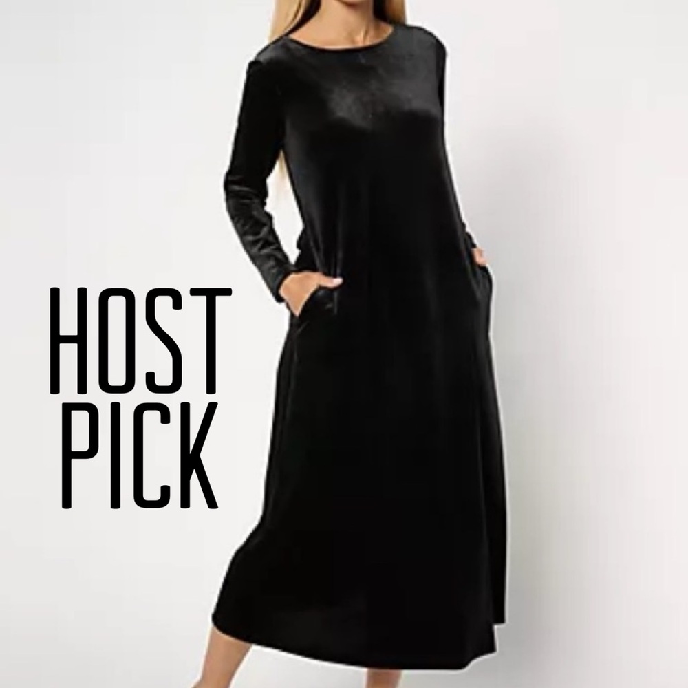 Belle by Kim Gravel Regular Bellevet Long Sleeve Maxi Dress